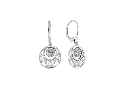 Rhodium Plated | Clip Earrings